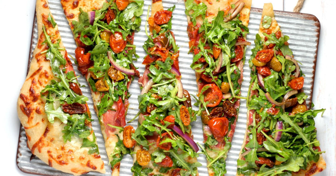 Vegetable flatbread