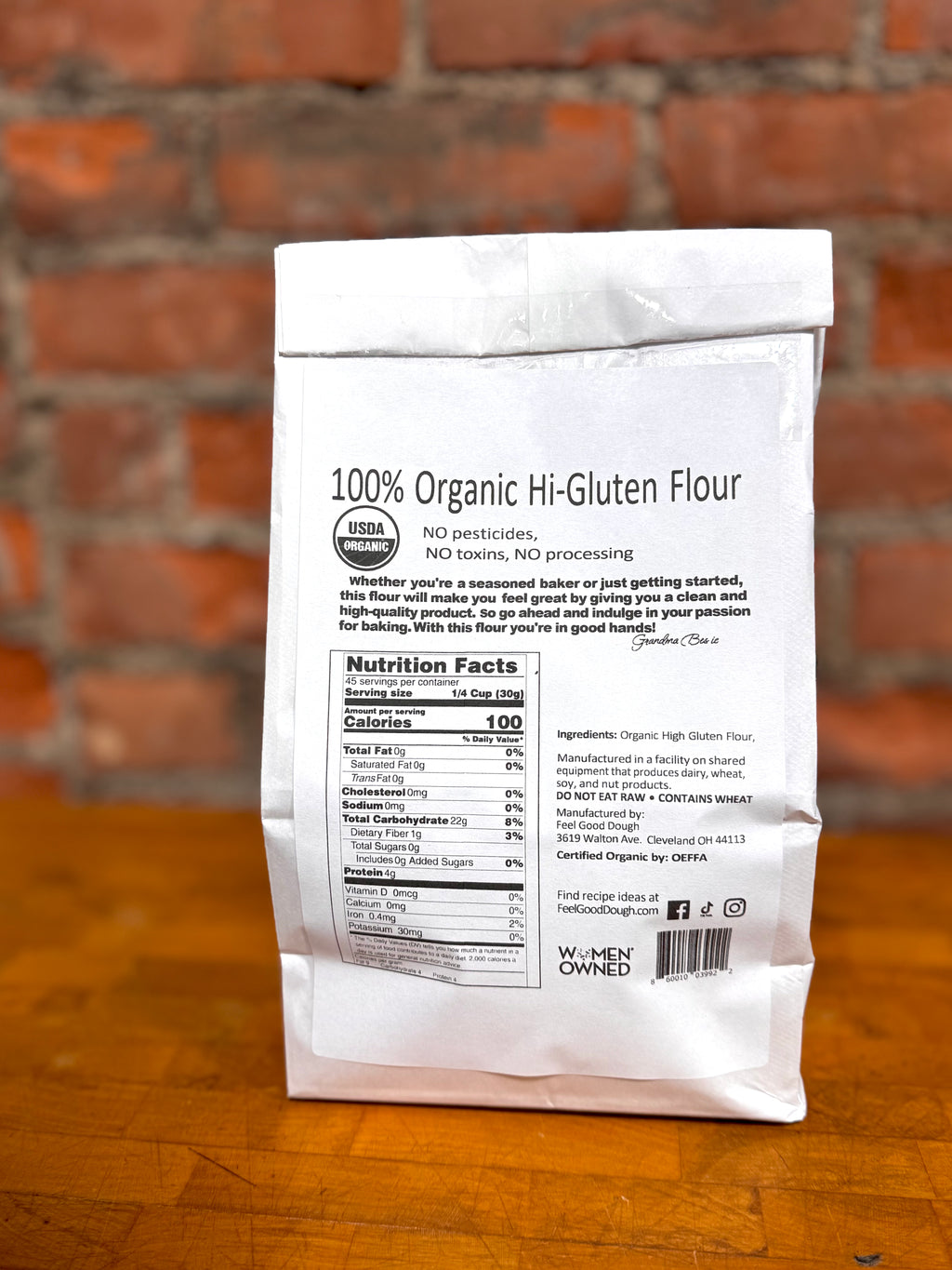 Organic Hi-Gluten Flour