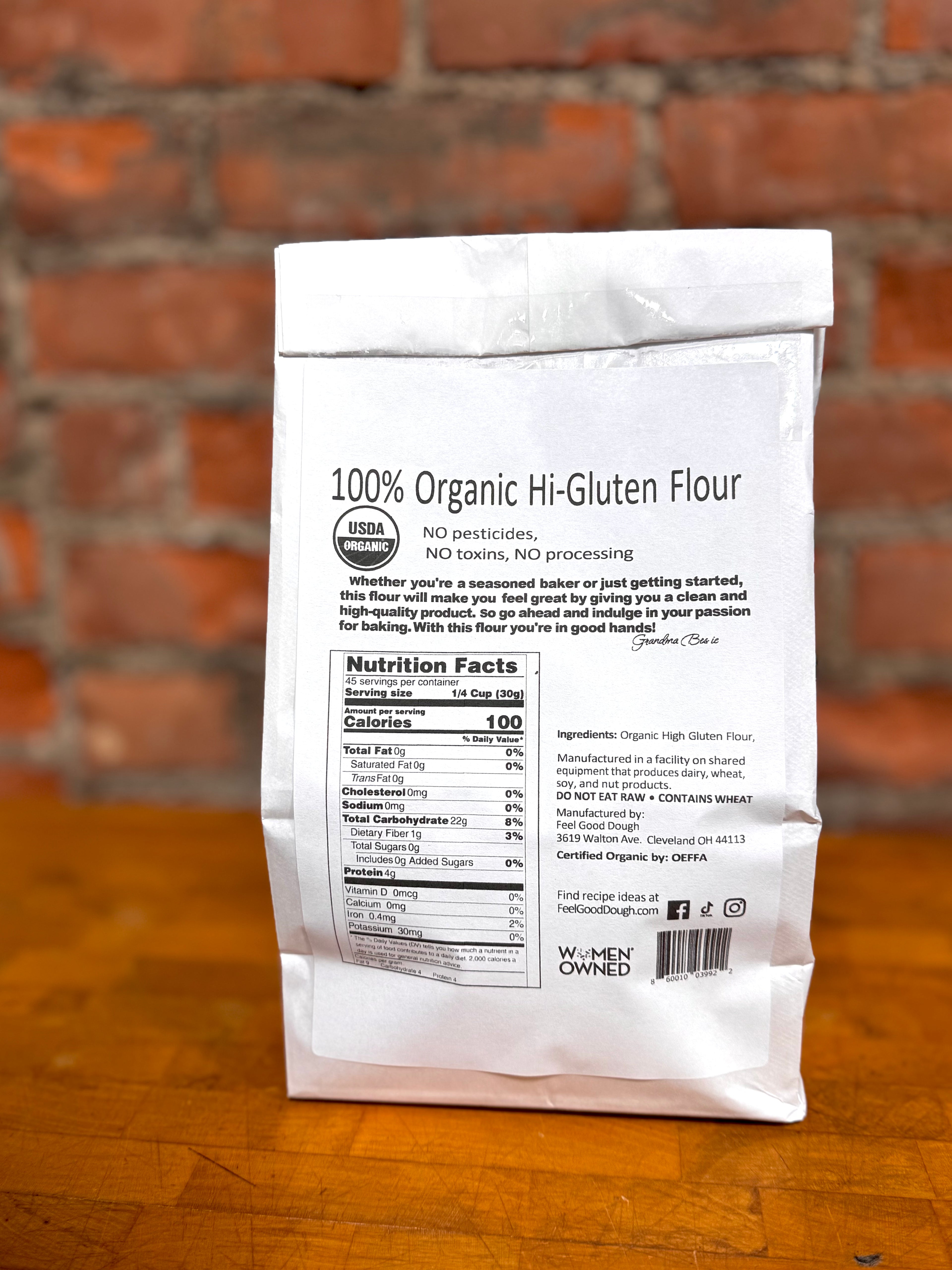 Organic Hi-Gluten Flour