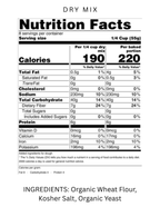 Organic Pizza Crust Mix - No Sugar Added!